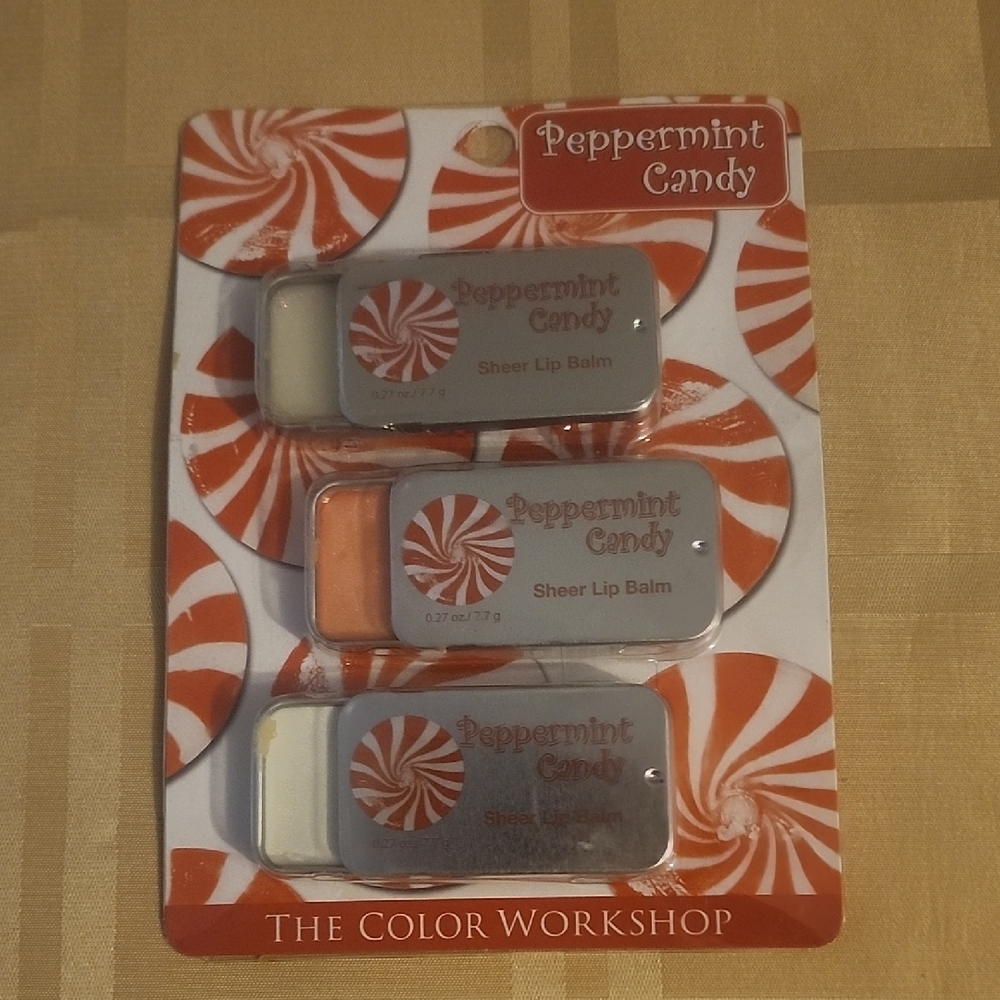 Markwins Peppermint Candy Sheer Lip Balm Set